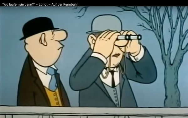 Bild zu &bdquo;Wo laufen sie denn?&ldquo; Loriot liefert Widerspruchs-Perspektive zu &bdquo;Die Friedensforschung und der Markt&ldquo;